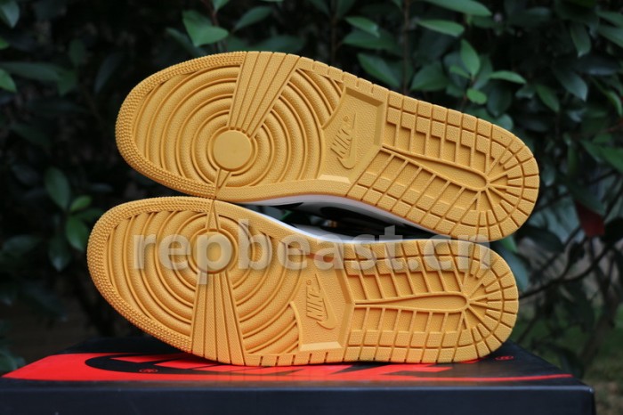 Authentic Air Jordan 1 NRG “No L’s” Black Yellow