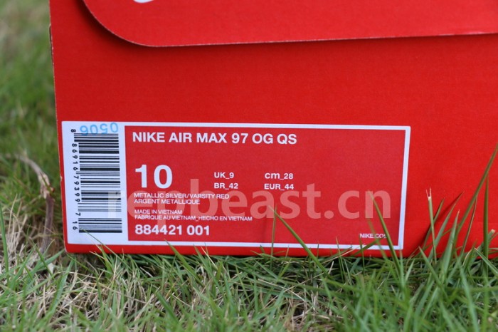 Authentic Nike Air Max 97 QS “Silver Bullet”