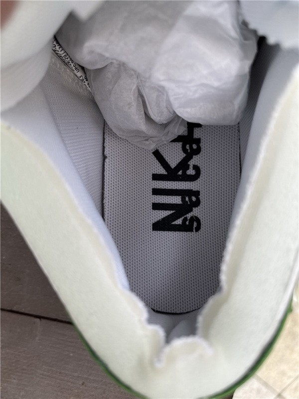 Authentic sacai x Nike Blazer Low Green