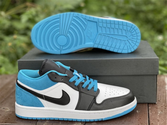 Authentic Air Jordan 1 Low “Laser Blue”