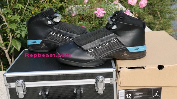 Authentic Air Jordan 17 Black/Metallic Silver