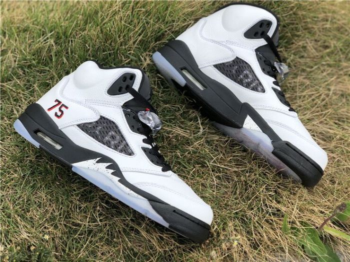Authentic Air Jordan 5 “Paris Saint-Germain” White