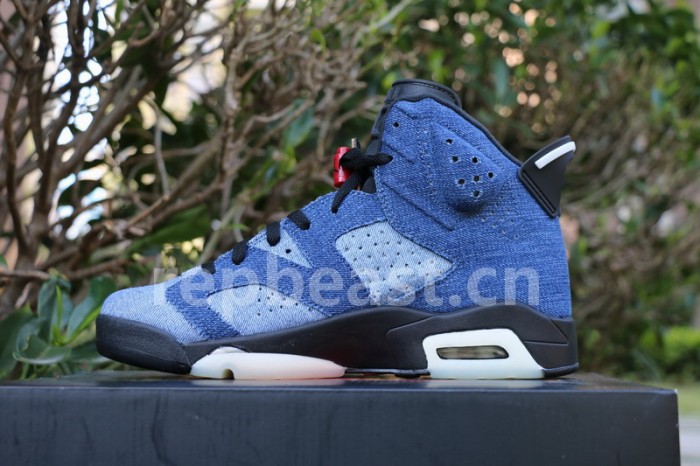 Authentic Air Jordan 6 “Washed Denim”