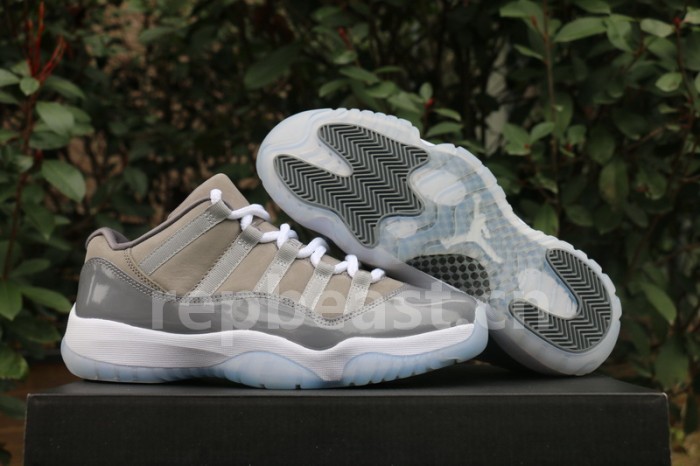 Authentic Air Jordan 11 Low “Cool Grey”