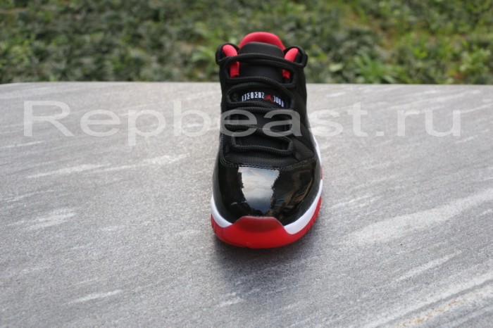 Authentic Air Jordan 11 Low “Bred” 2015 Fixed Version