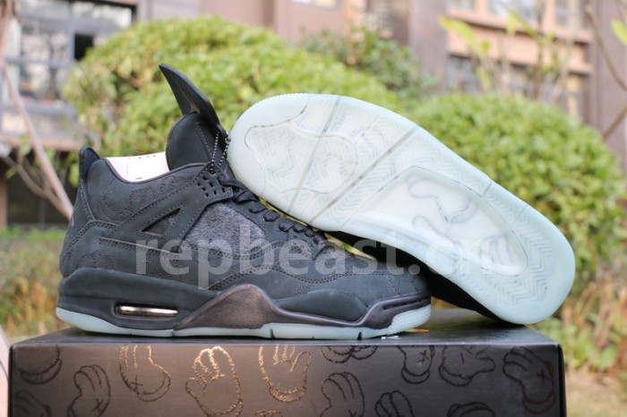 Authentic Kaws x Air Jordan 4 Black