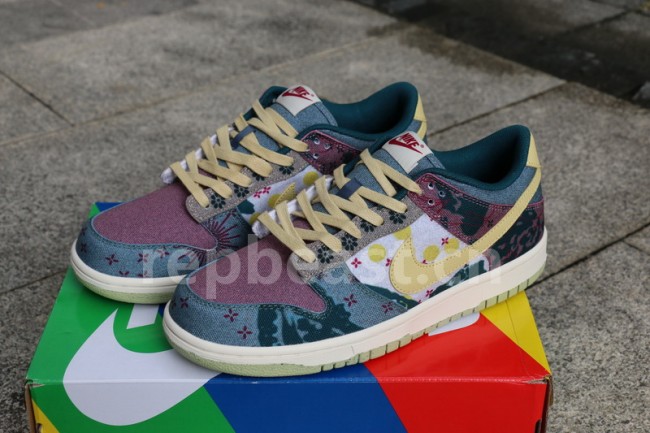 Authentic Nike Dunk Low “Community Garden”