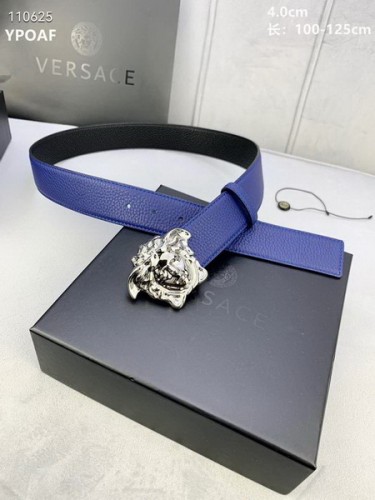 Super Perfect Quality Versace Belts(100% Genuine Leather,Steel Buckle)-1663