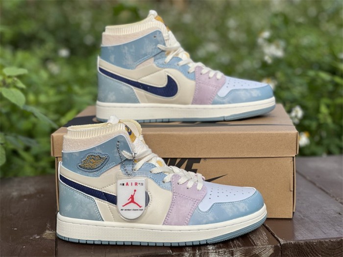 Authentic Air Jordan 1 Zoom CMFT “Celestine Blue”
