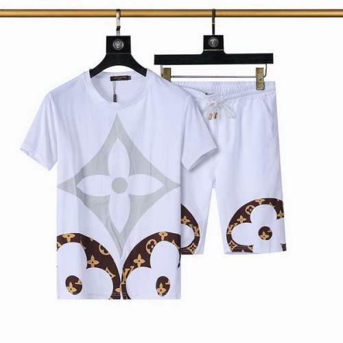 LV short sleeve men suit-125(M-XXXL)