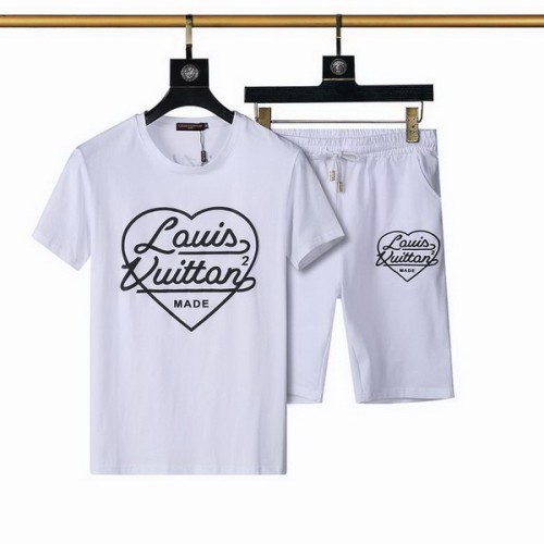 LV short sleeve men suit-121(M-XXXL)