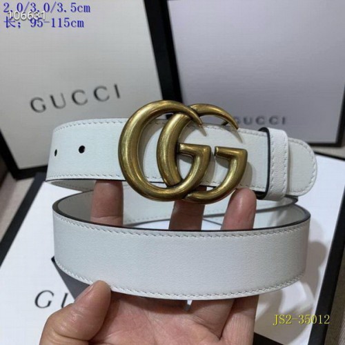 Super Perfect Quality G Belts(100% Genuine Leather,steel Buckle)-3133