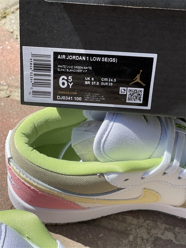 Authentic Air Jordan 1 Low DJ0341-100 GS