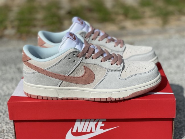 Authentic Nike Dunk Low Fossil Rose