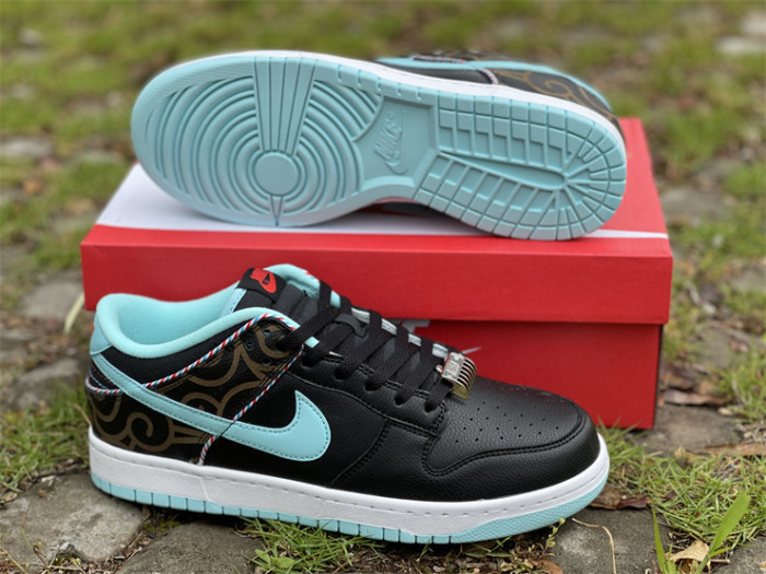 Authentic Nike Dunk Low “Barber Shop”