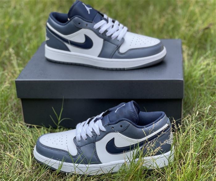 Authentic Air Jordan 1 Low Navy