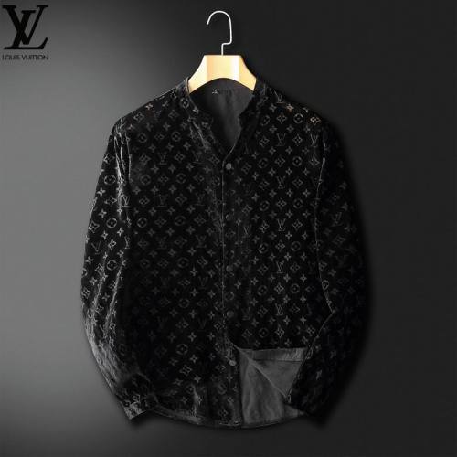 LV shirt men-383(M-XXXL)