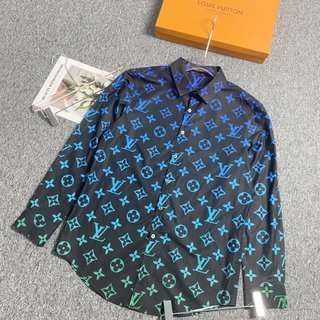 LV shirt men-389(M-XXL)