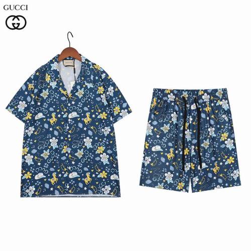 G short sleeve men suit-379(M-XXL)