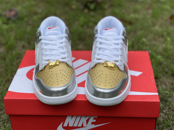 Authentic Nike Dunk Low “Metallic”