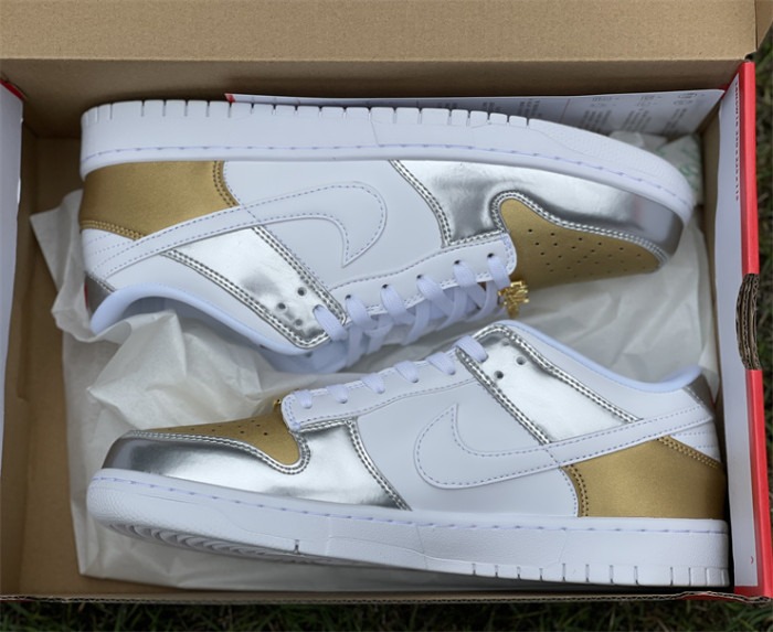 Authentic Nike Dunk Low “Metallic”