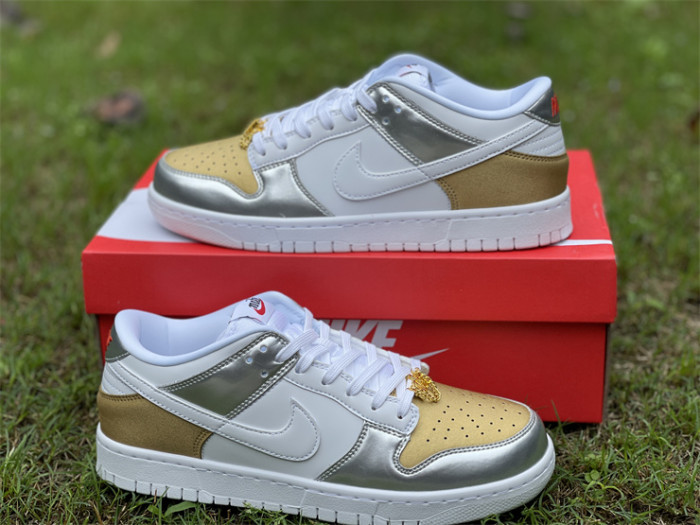 Authentic Nike Dunk Low “Metallic”