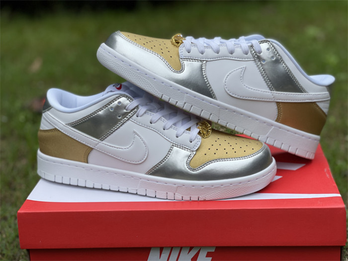 Authentic Nike Dunk Low “Metallic”