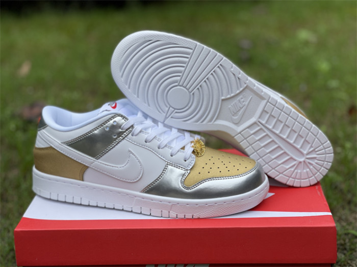 Authentic Nike Dunk Low “Metallic”
