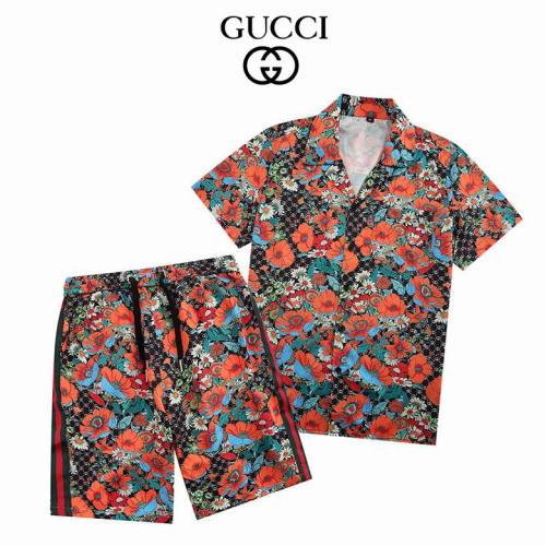 G short sleeve men suit-380(M-XXXL)