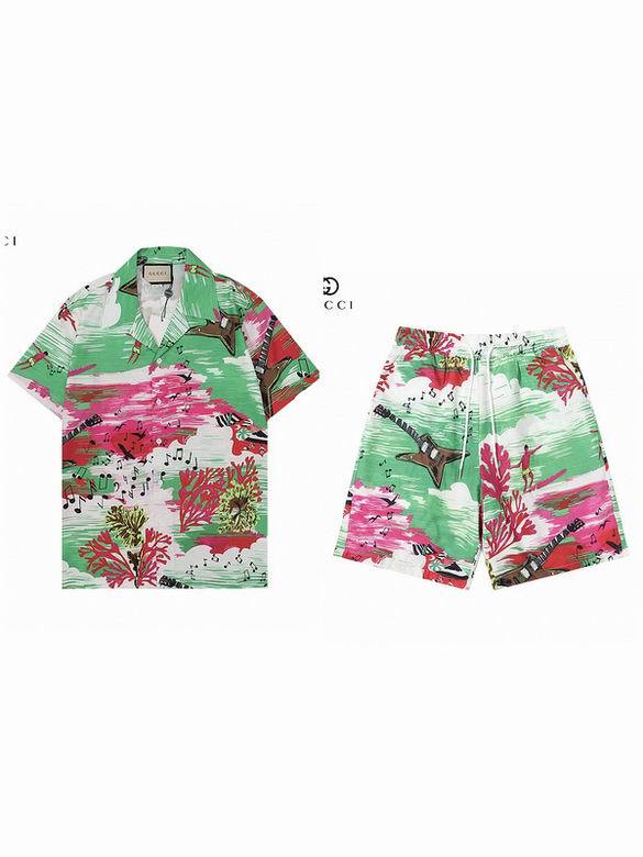 G short sleeve men suit-417(M-XXXL)