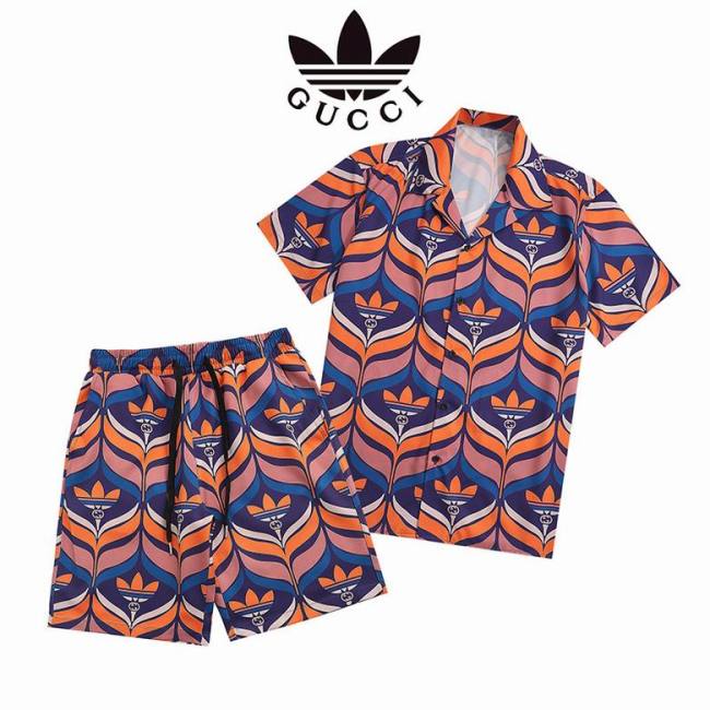 G short sleeve men suit-396(M-XXXL)