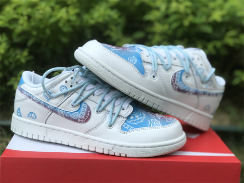 Authentic Nike Dunk Low White Custom Made