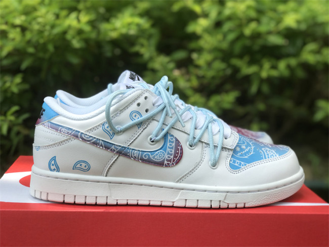 Authentic Nike Dunk Low White Custom Made