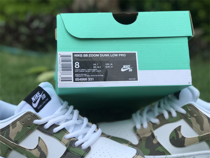 Authentic Nike SB Dunk Low Camo