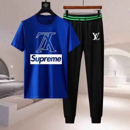 LV short sleeve men suit-203(M-XXXXL)
