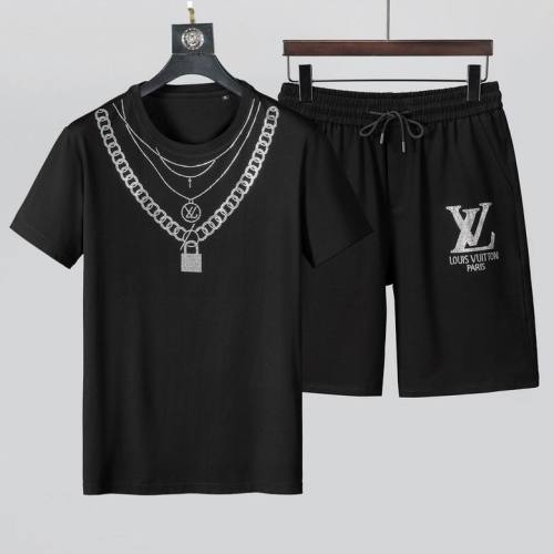 LV short sleeve men suit-166(M-XXXXL)