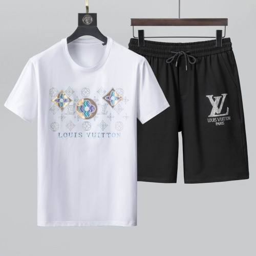 LV short sleeve men suit-167(M-XXXXL)