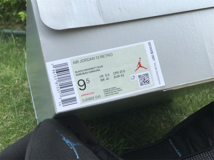 Authentic Air Jordan 13 UNC
