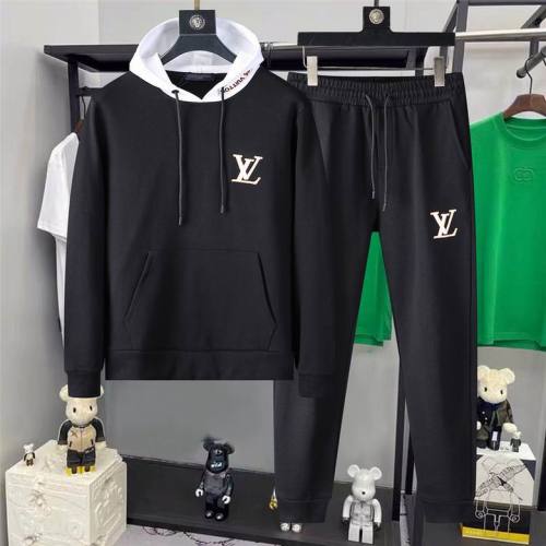 LV long sleeve men suit-517(M-XXXL)