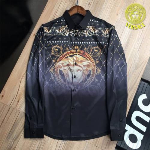 Versace long sleeve shirt men-252(M-XXXL)
