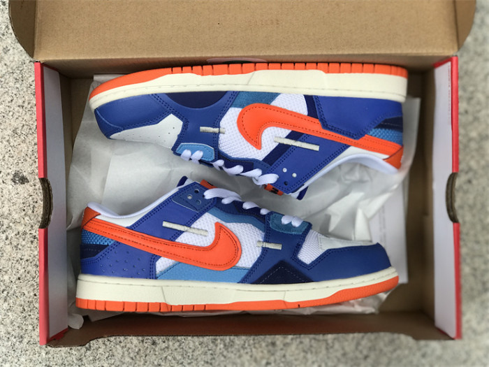 Authentic Nike Dunk Low Scrap Knicks