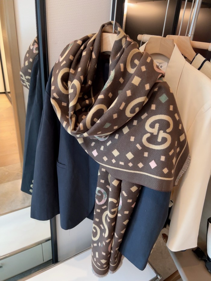 G Wool Scarf High End-053