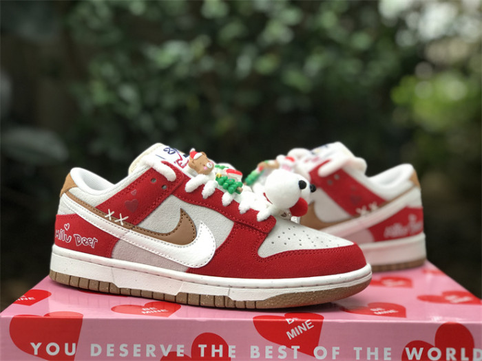 Authentic Nike Dunk Low Merry Christmas