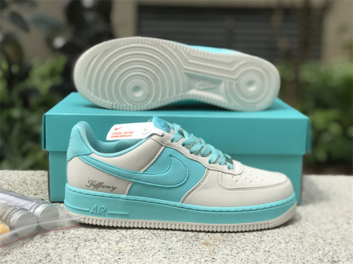TIFFANY CO. x NIKE AIR FORCE 1 LOW Tiffany Blue High End Quality