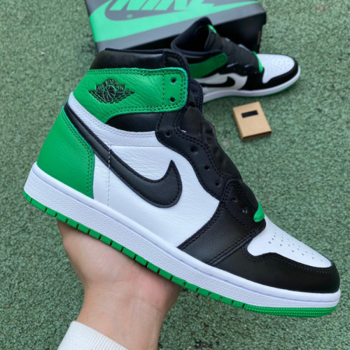 Authentic Air Jordan 1 High OG “Lucky Green” GS