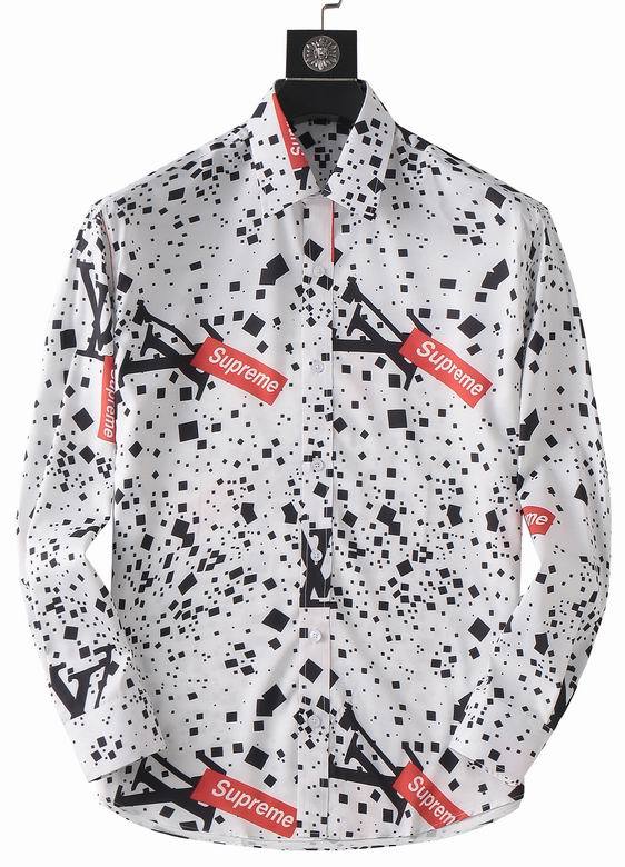 LV shirt men-461(M-XXXL)