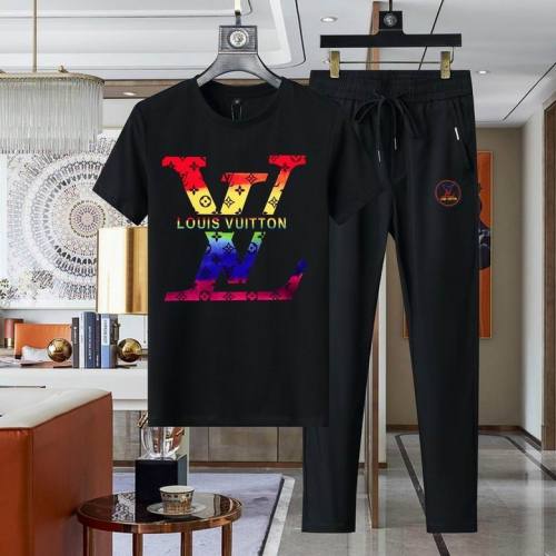 LV short sleeve men suit-217(M-XXXXL)