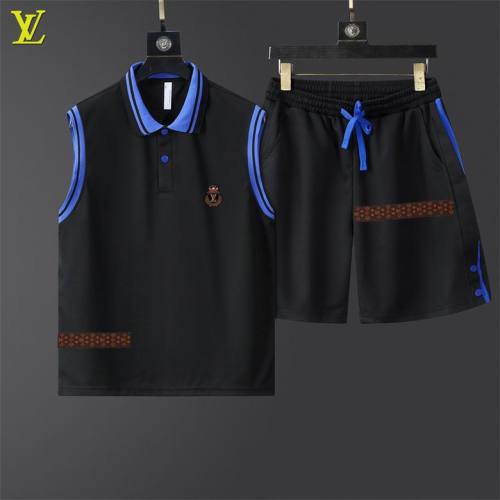 LV short sleeve men suit-241(M-XXXL)