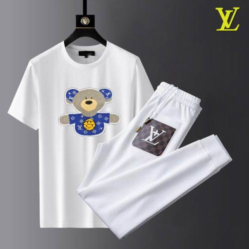 LV short sleeve men suit-263(M-XXXL)