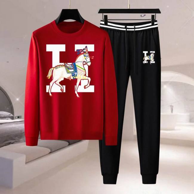Hermes long sleeve men suit-050(M-XXXXL)